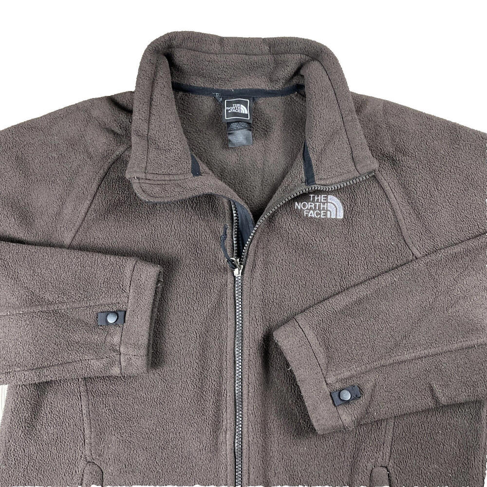The North Face Women's Denali Fleece Jacket Size Large Brown Full Zip Outdoor